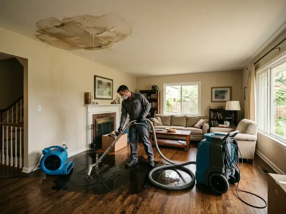 attic-pipe-burst-ceiling-drip-008 — frequently asked questions, Water Damage Restoration & Carpet Care in Fearrington Villag…